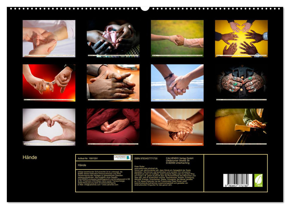 Hände (CALVENDO Premium Wandkalender 2026)