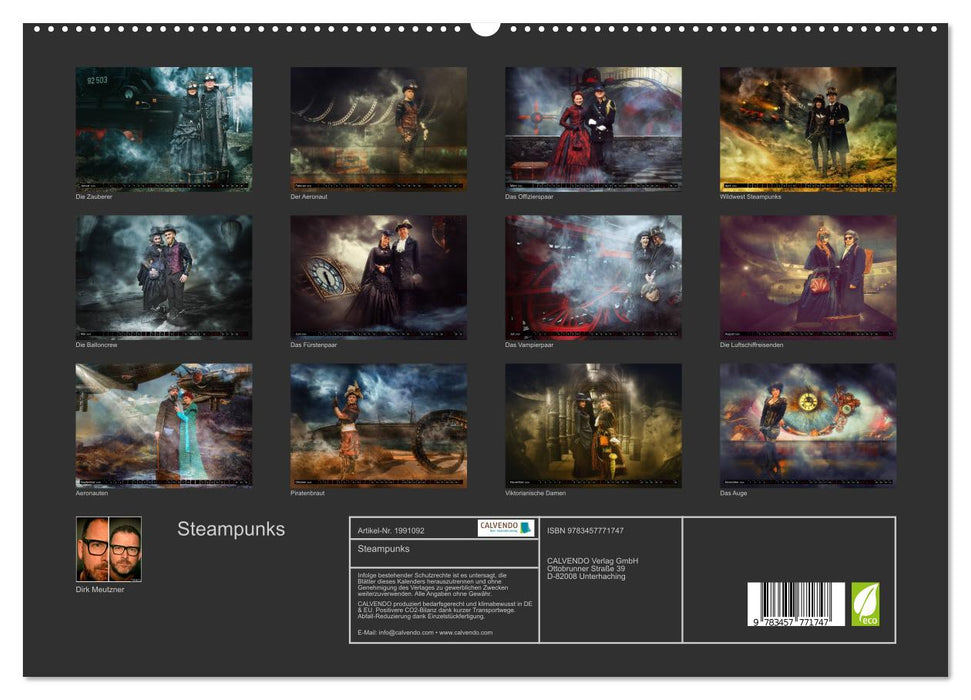 Steampunks (CALVENDO Premium Wandkalender 2026)