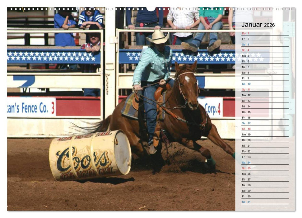 Faszination Rodeo (CALVENDO Premium Wandkalender 2026)