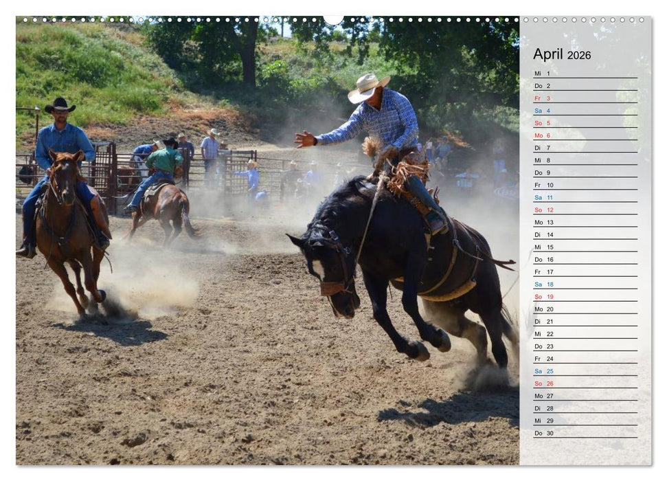 Faszination Rodeo (CALVENDO Premium Wandkalender 2026)