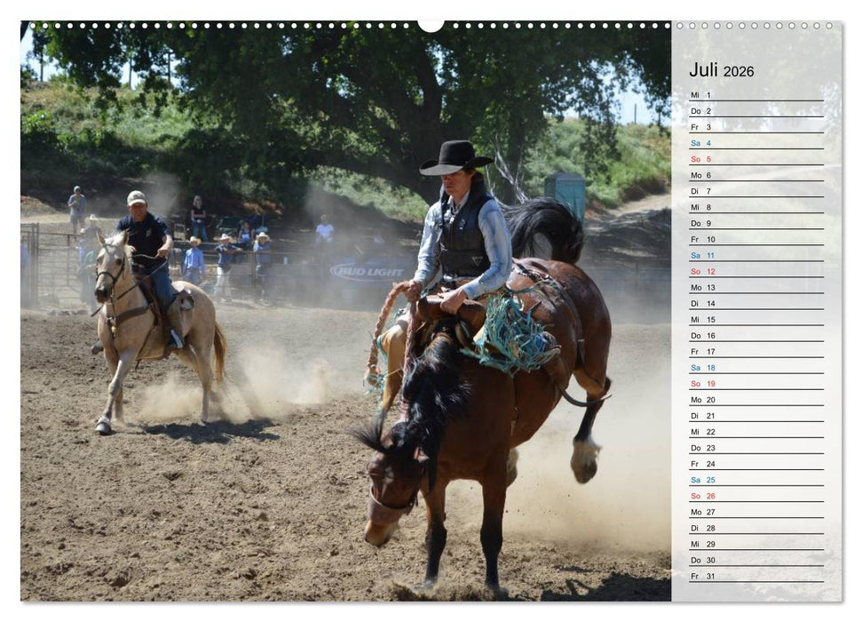 Faszination Rodeo (CALVENDO Premium Wandkalender 2026)