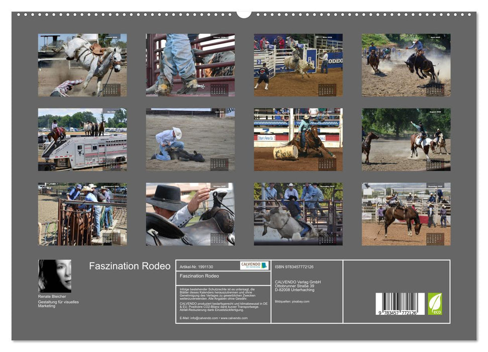 Faszination Rodeo (CALVENDO Premium Wandkalender 2026)