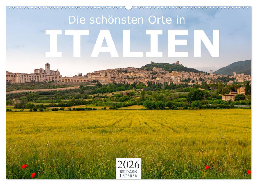 Die schönsten Orte in Italien. (CALVENDO Wandkalender 2026)