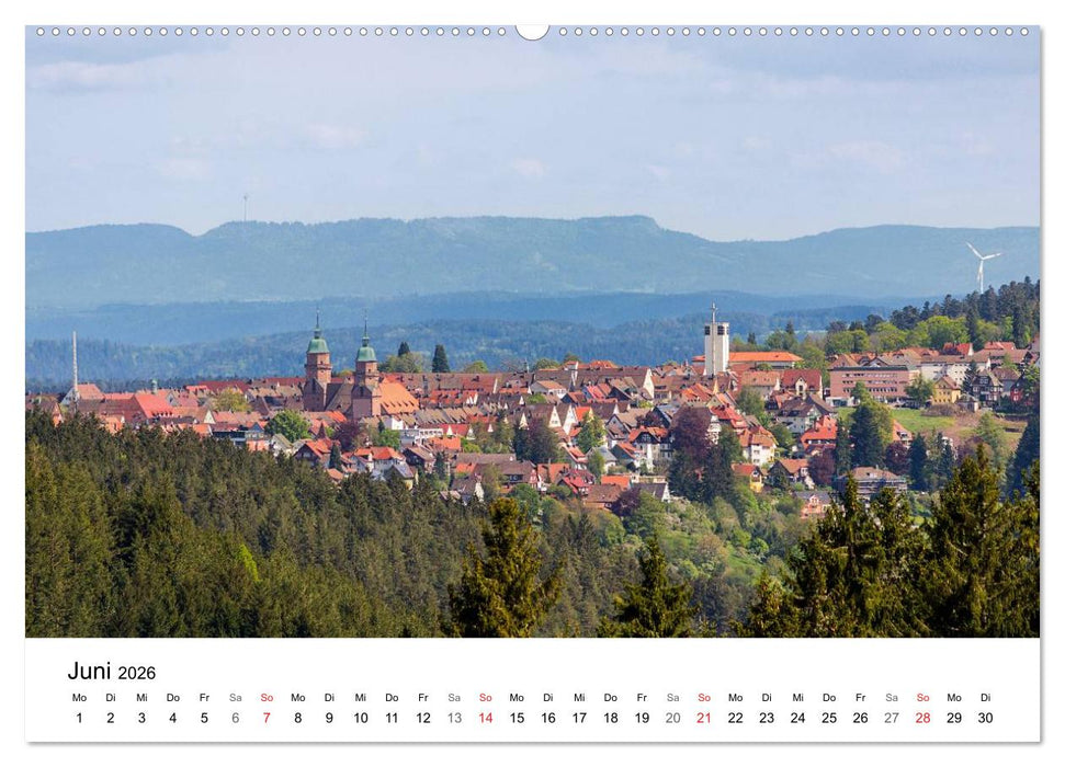 Freudenstadt im Schwarzwald ... ganz einfach schön (CALVENDO Premium Wandkalender 2026)