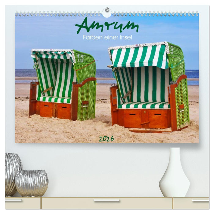 Amrum - Farben einer Insel (CALVENDO Premium Wandkalender 2026)