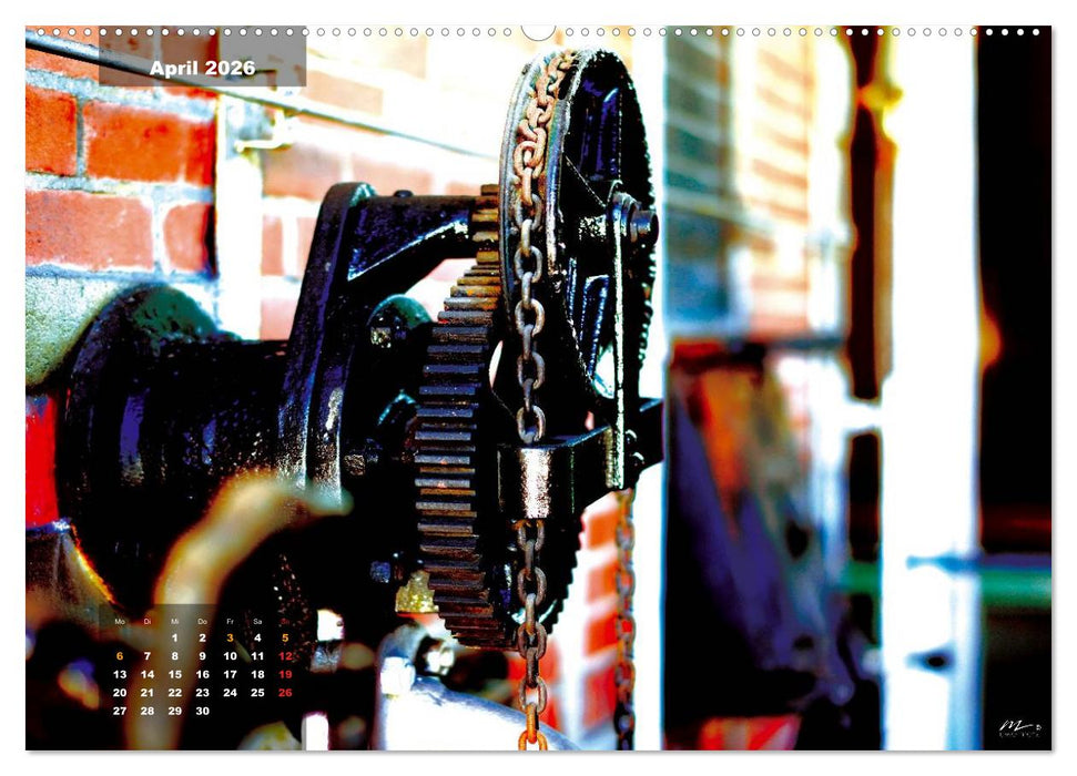 AUSSER BETRIEB - Industriekultur mit PopArt-Einflüssen (CALVENDO Premium Wandkalender 2026)