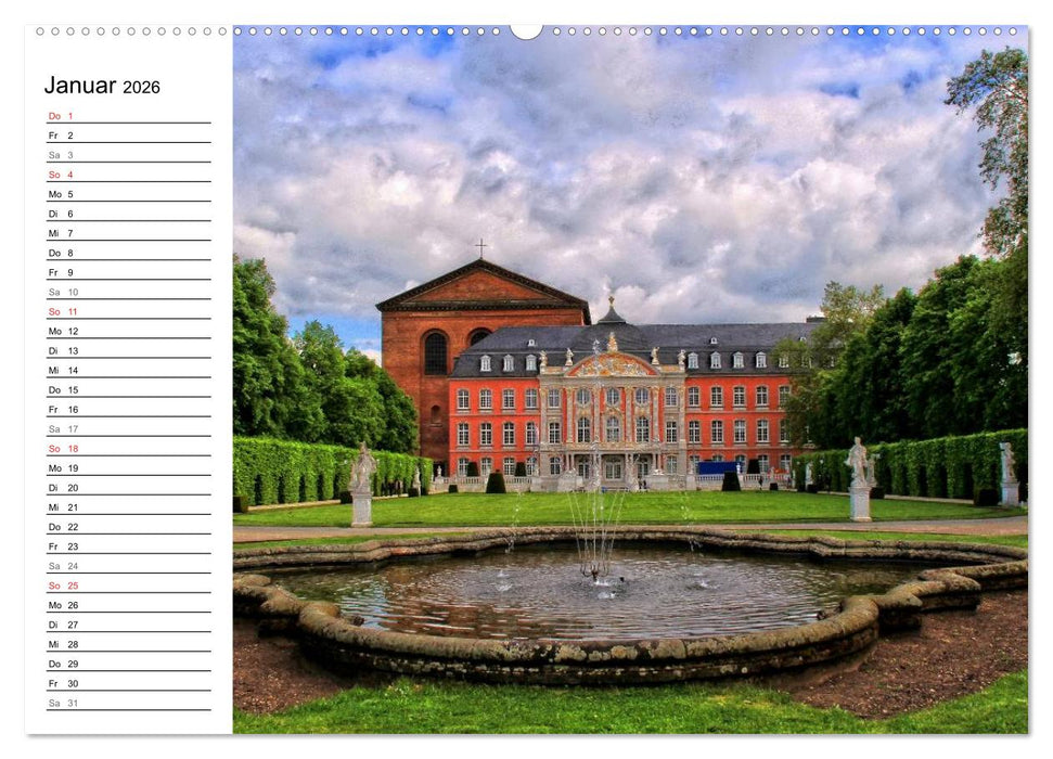 Eine Perle an der Mosel - Trier (CALVENDO Premium Wandkalender 2026)