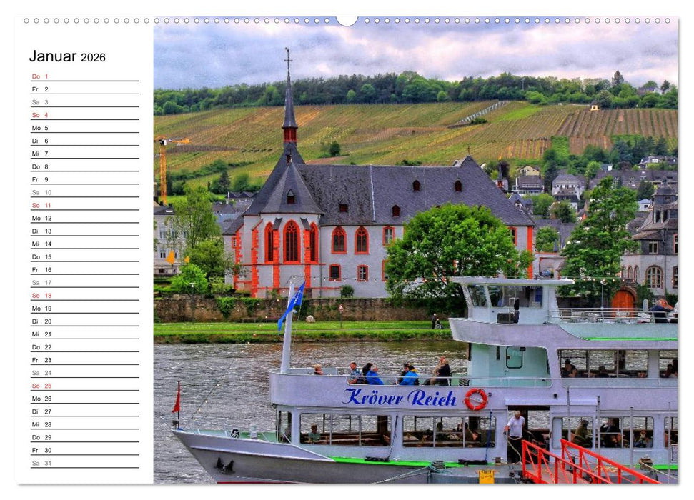 Eine Perle an der Mosel – Bernkastel-Kues (CALVENDO Premium Wandkalender 2026)