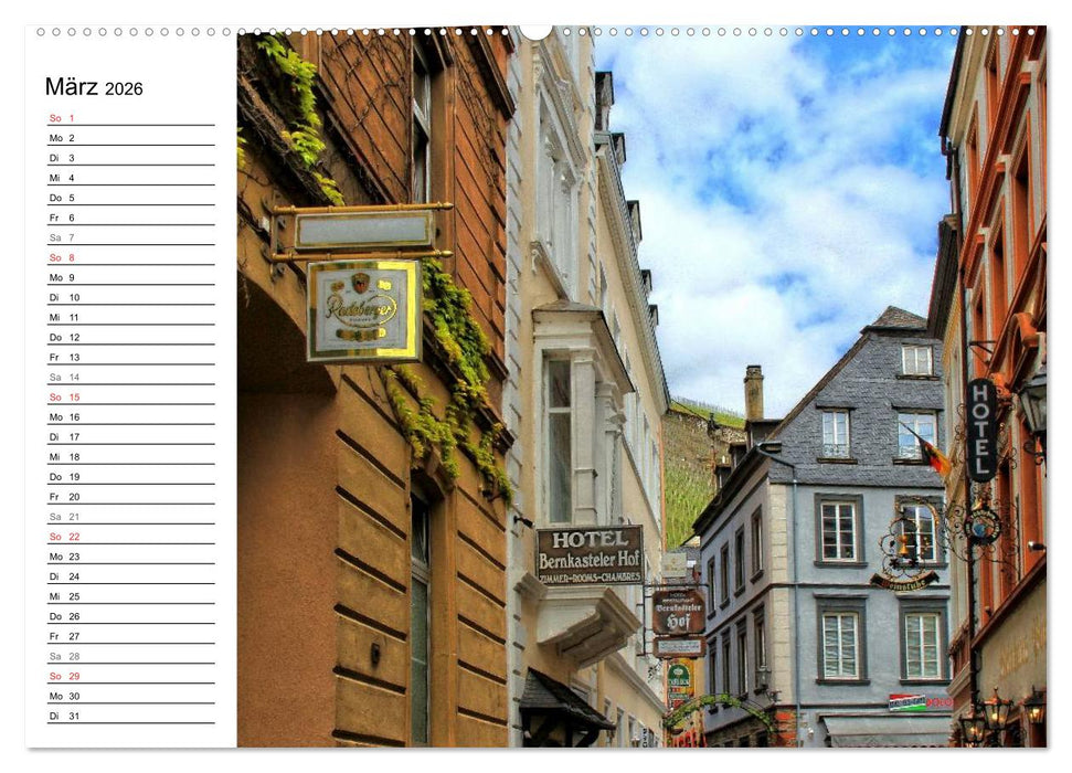 Eine Perle an der Mosel – Bernkastel-Kues (CALVENDO Premium Wandkalender 2026)