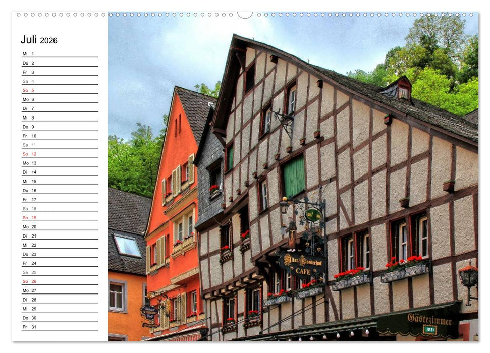 Eine Perle an der Mosel – Bernkastel-Kues (CALVENDO Premium Wandkalender 2026)