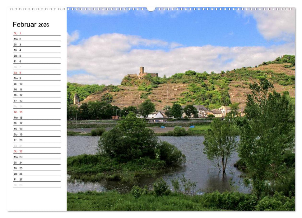 Der wunderschönen Mosel entlang – Von Koblenz bis Trier (CALVENDO Premium Wandkalender 2026)