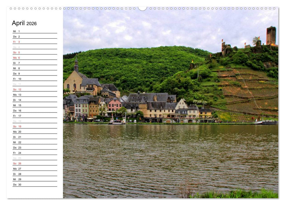 Der wunderschönen Mosel entlang – Von Koblenz bis Trier (CALVENDO Premium Wandkalender 2026)