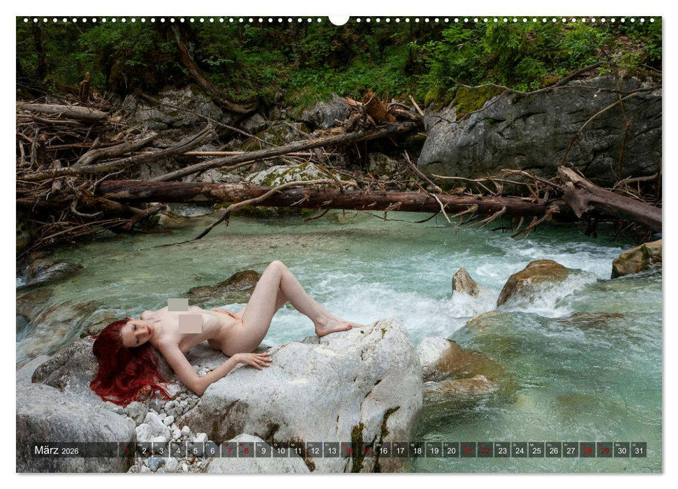 Akt und Natur - im Zauberwald (CALVENDO Wandkalender 2026)