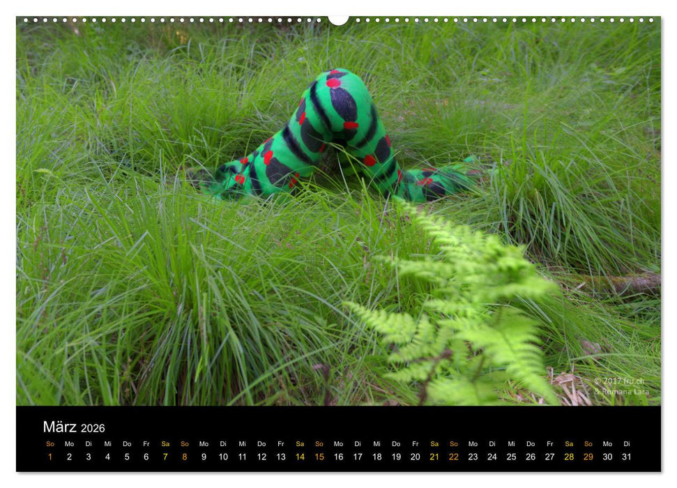 Bodypainting Animalia (CALVENDO Wandkalender 2026)