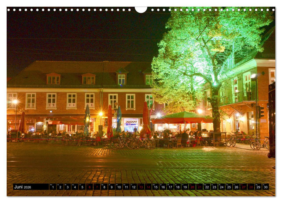 Potsdam zwischen Nacht und blauer Stunde (CALVENDO Wandkalender 2026)