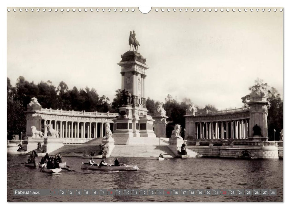 Erinnerungen an das alte Madrid (CALVENDO Wandkalender 2026)