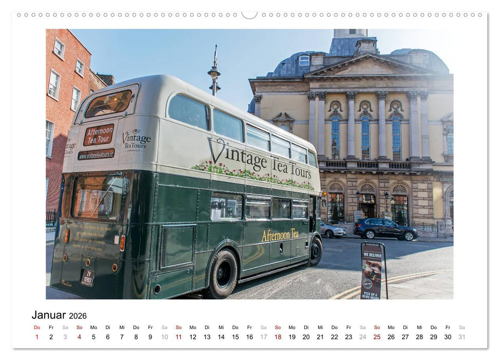 Dublin bunt, lebendig, spannend (CALVENDO Wandkalender 2026)
