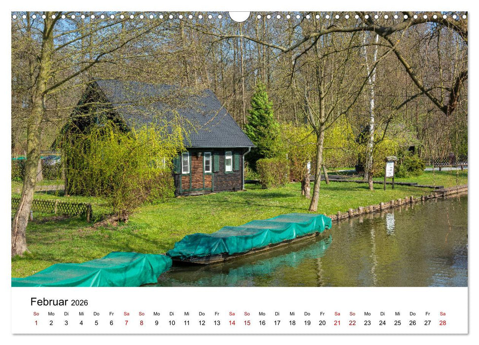 Unterwegs im Spreewald (CALVENDO Wandkalender 2026)