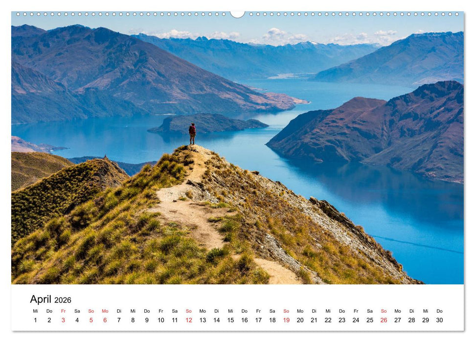 Neuseeland - Atemberaubende Natur und Landschaften (CALVENDO Wandkalender 2026)