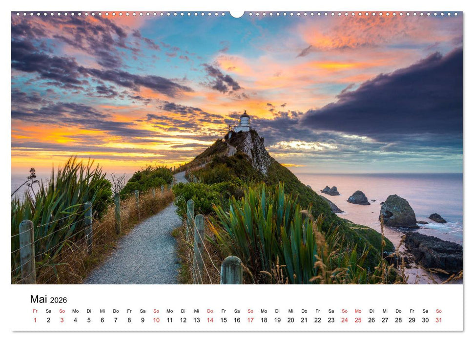 Neuseeland - Atemberaubende Natur und Landschaften (CALVENDO Wandkalender 2026)