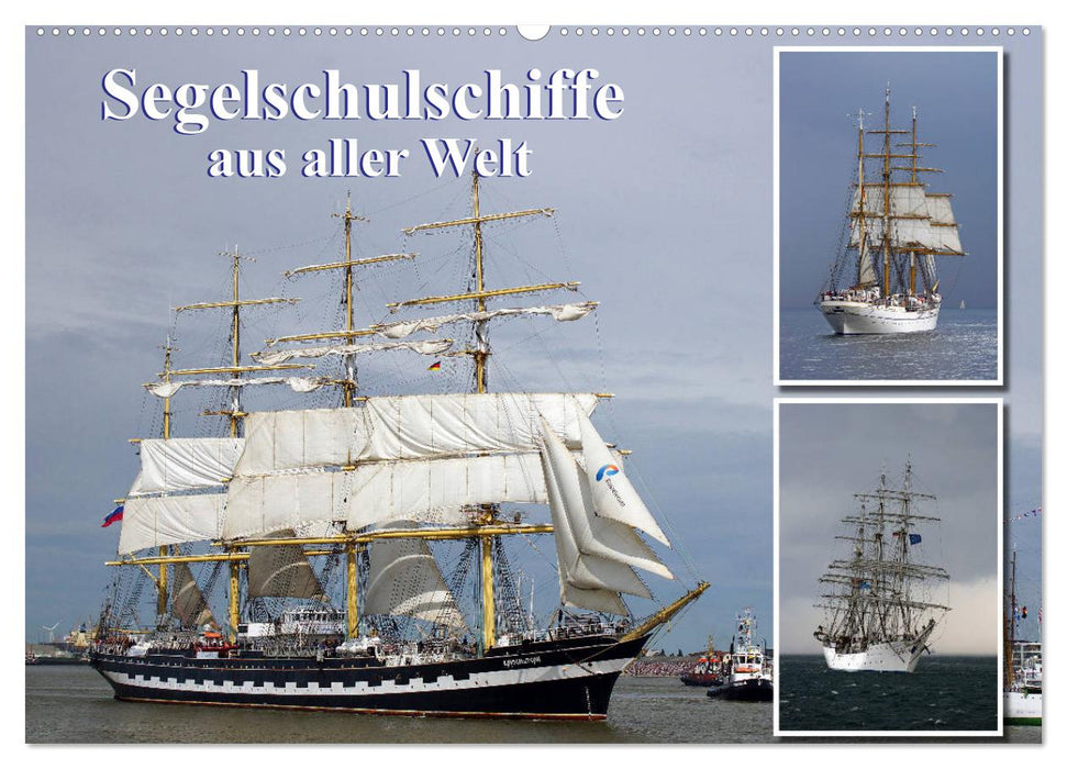 Segelschulschiffe aus aller Welt (CALVENDO Wandkalender 2026)