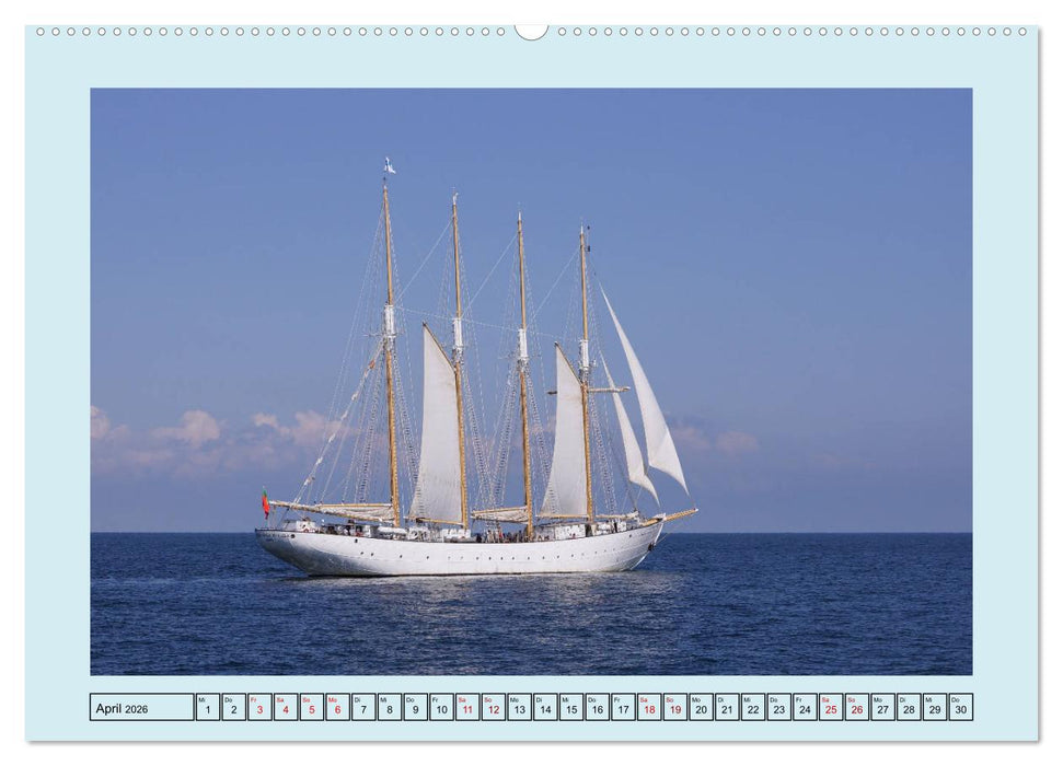 Segelschulschiffe aus aller Welt (CALVENDO Wandkalender 2026)