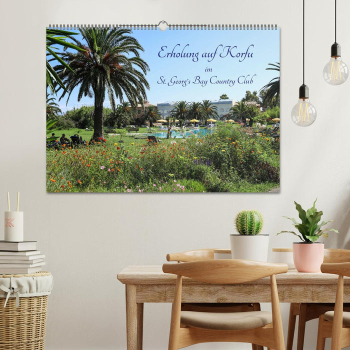 Erholung auf Korfu im St. Georg's Bay Country Club (CALVENDO Wandkalender 2026)