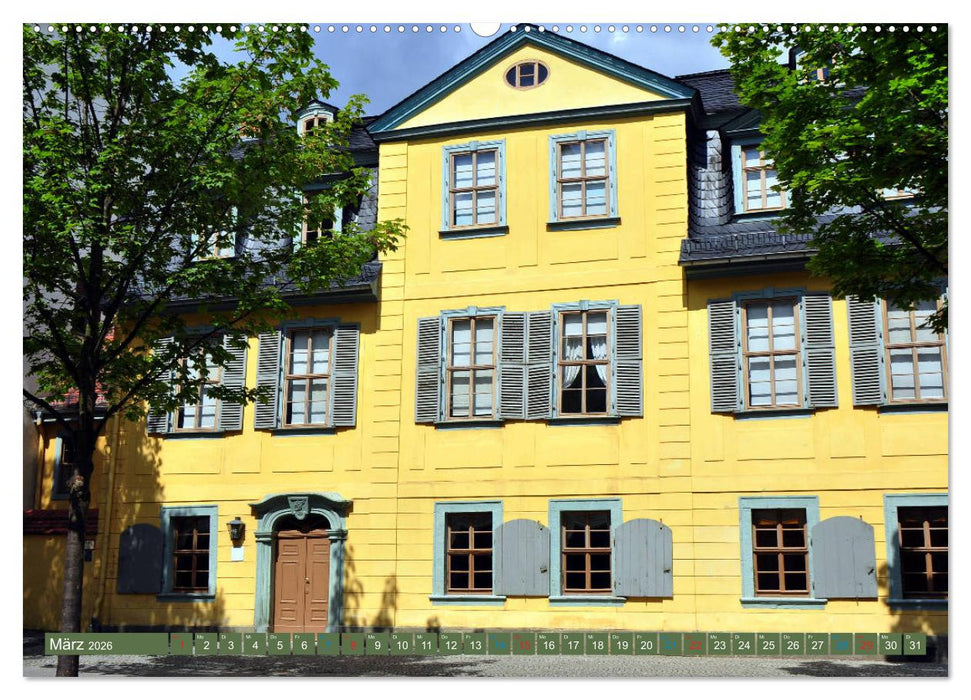 Weimar - Dichterstadt (CALVENDO Wandkalender 2026)