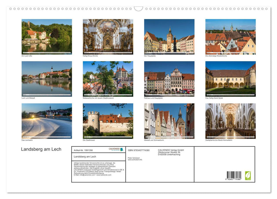Landsberg am Lech (CALVENDO Wandkalender 2026)
