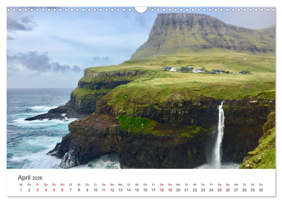 Zauber der Färöer Inseln (CALVENDO Wandkalender 2026)