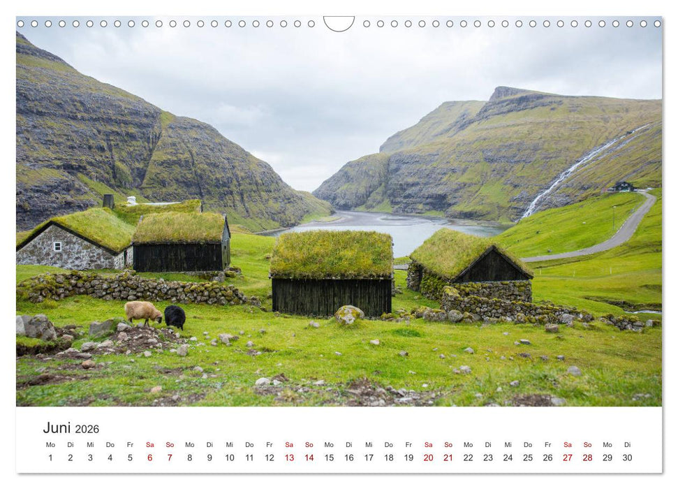 Zauber der Färöer Inseln (CALVENDO Wandkalender 2026)