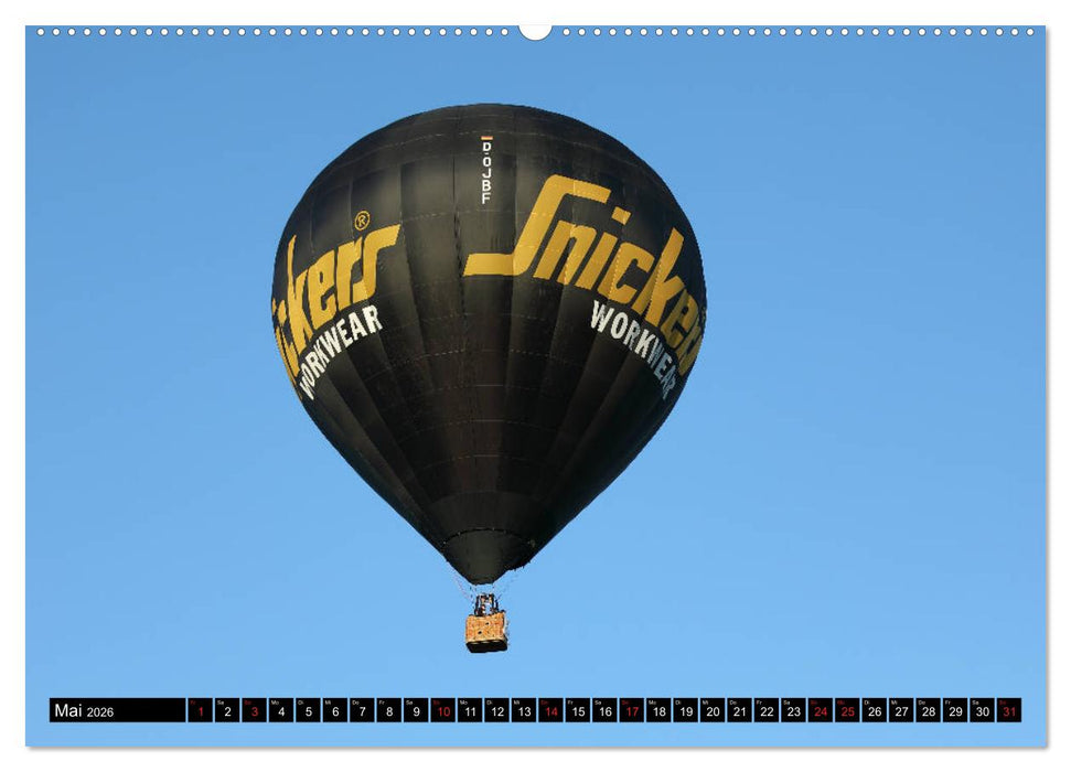 Ballonfahren - Die Stille nach dem Start (CALVENDO Wandkalender 2026)