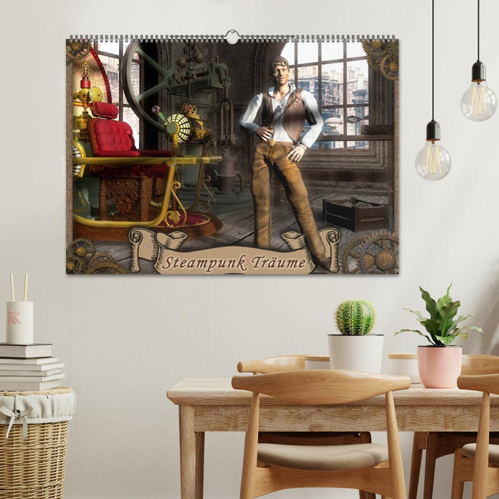 Steampunk Träume (CALVENDO Wandkalender 2026)