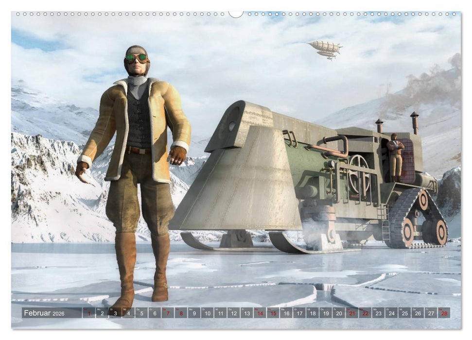 Steampunk Träume (CALVENDO Wandkalender 2026)