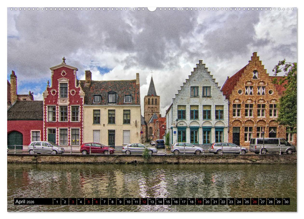 Stadtansichten Brügge - das Venedig des Nordens (CALVENDO Wandkalender 2026)