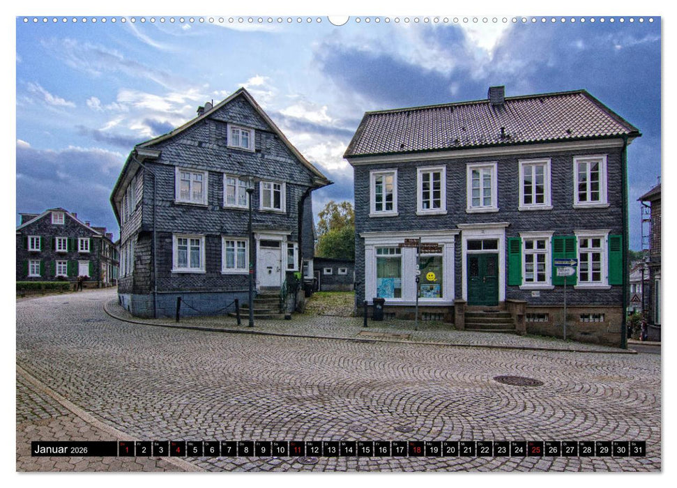 Stadtansichten Hückeswagen (CALVENDO Wandkalender 2026)