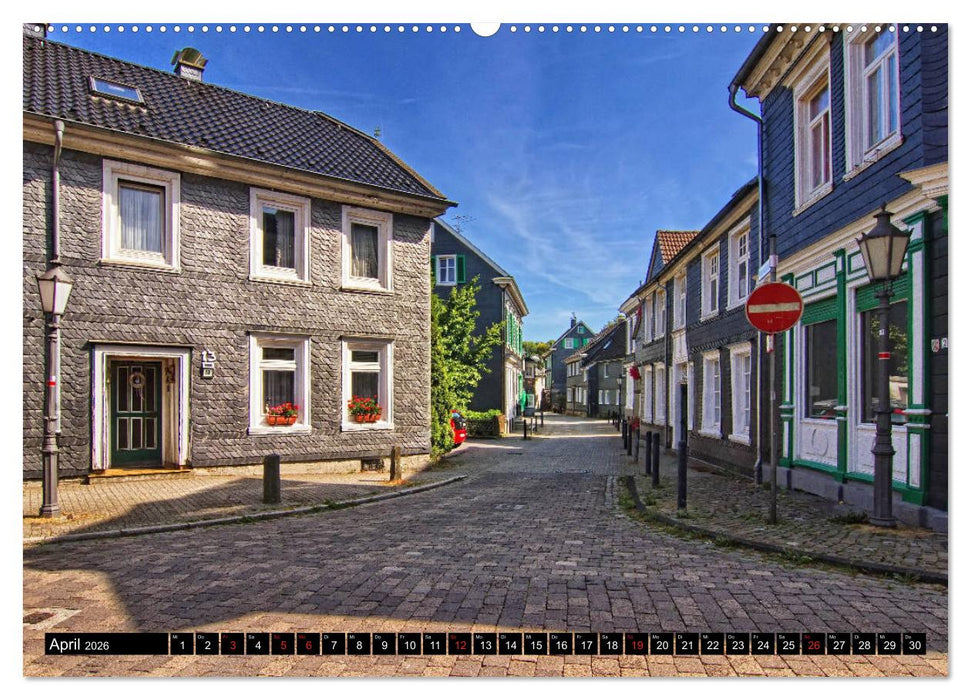 Stadtansichten Hückeswagen (CALVENDO Wandkalender 2026)