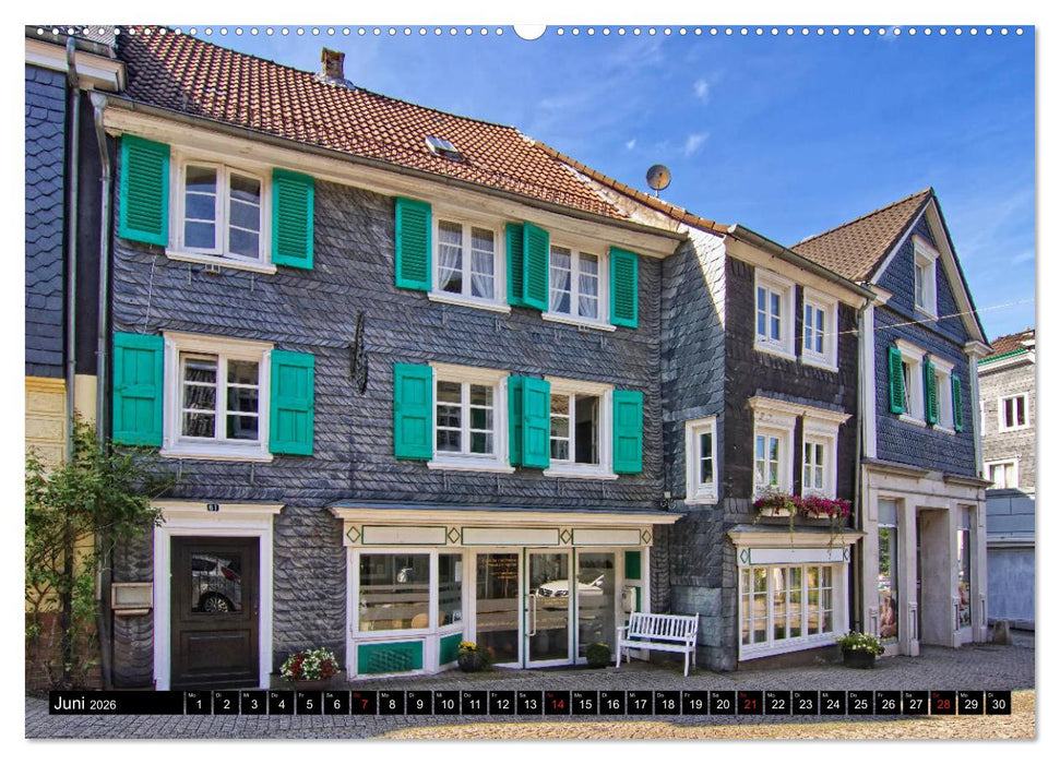 Stadtansichten Hückeswagen (CALVENDO Wandkalender 2026)