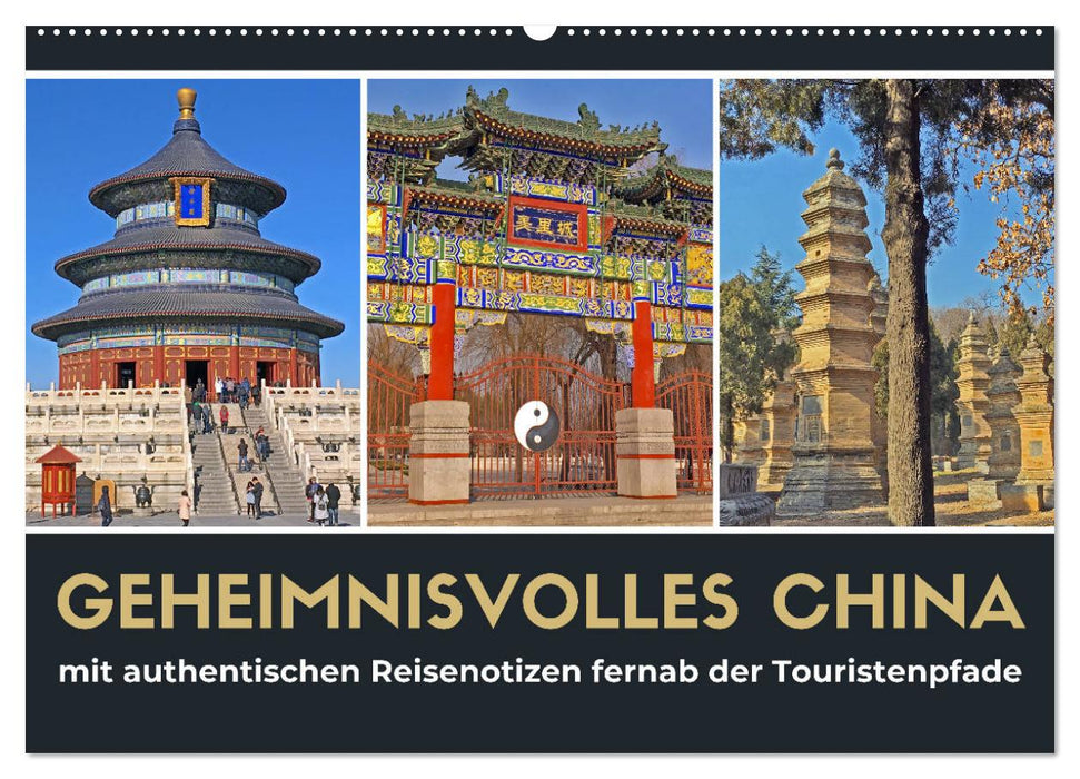 Geheimnisvolles China 2026 (CALVENDO Wandkalender 2026)