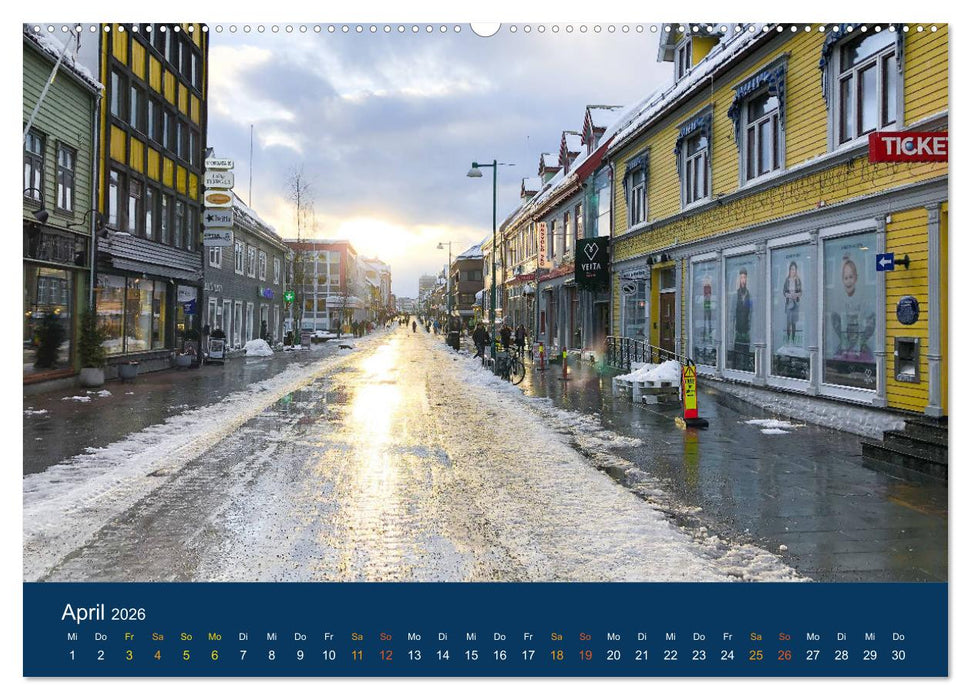 Tromsö, eisiges Nord-Norwegen (CALVENDO Wandkalender 2026)