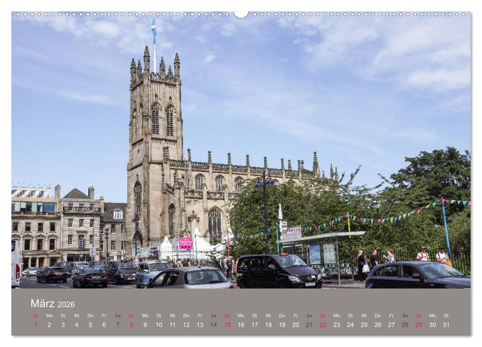 Edinburgh - Lebendige Metropole (CALVENDO Wandkalender 2026)
