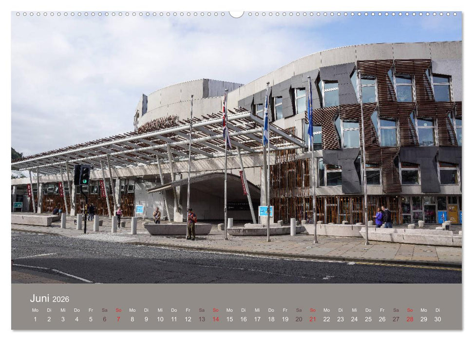Edinburgh - Lebendige Metropole (CALVENDO Wandkalender 2026)