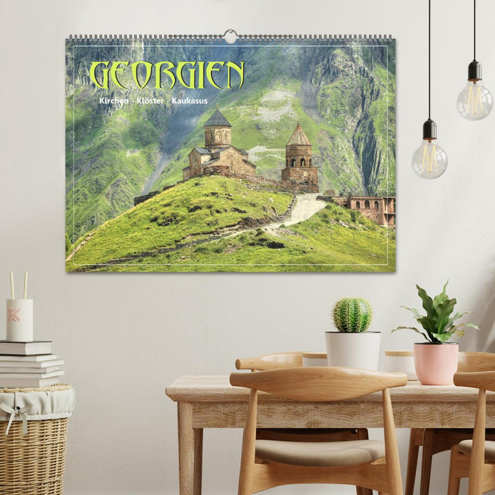 Georgien - Kirchen Klöster Kaukasus (CALVENDO Wandkalender 2026)