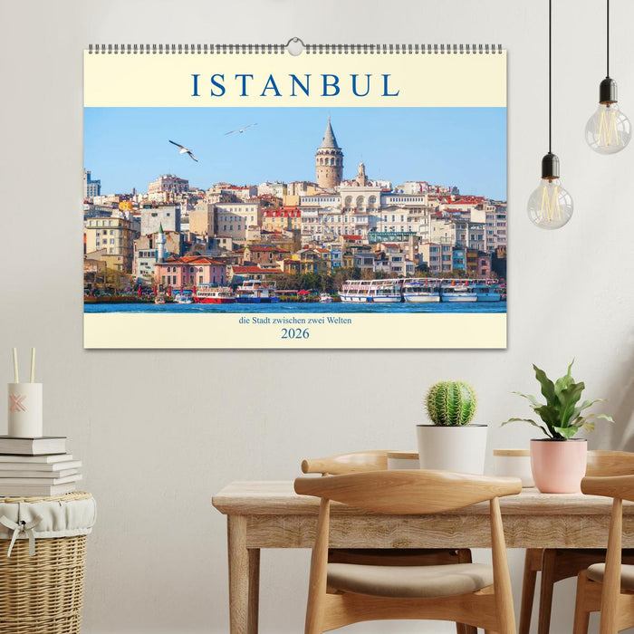 Istanbul - die Stadt zwischen zwei Welten (CALVENDO Wandkalender 2026)