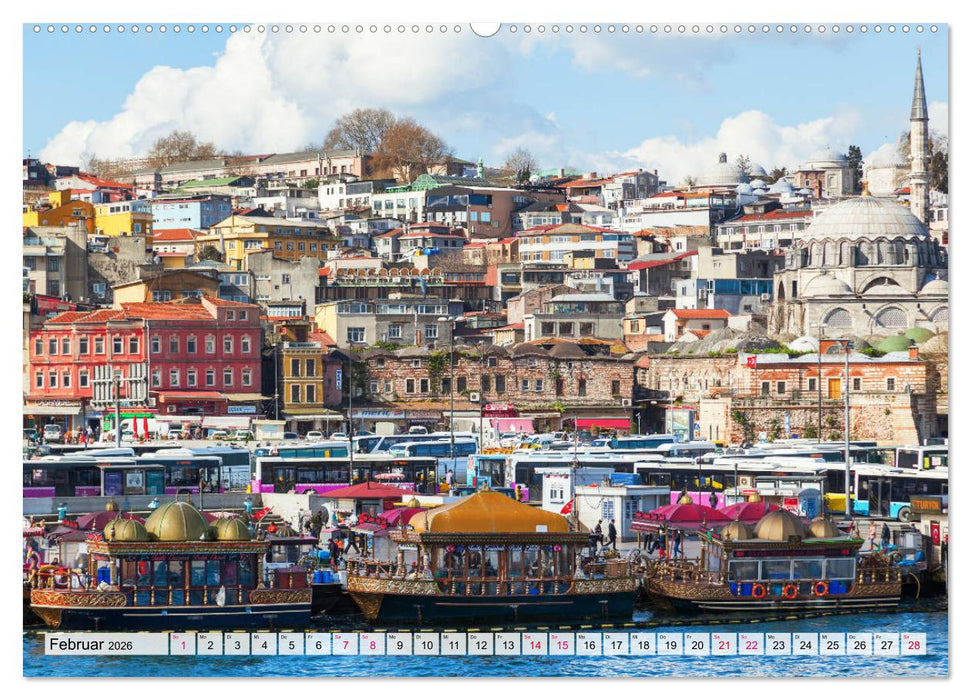Istanbul - die Stadt zwischen zwei Welten (CALVENDO Wandkalender 2026)