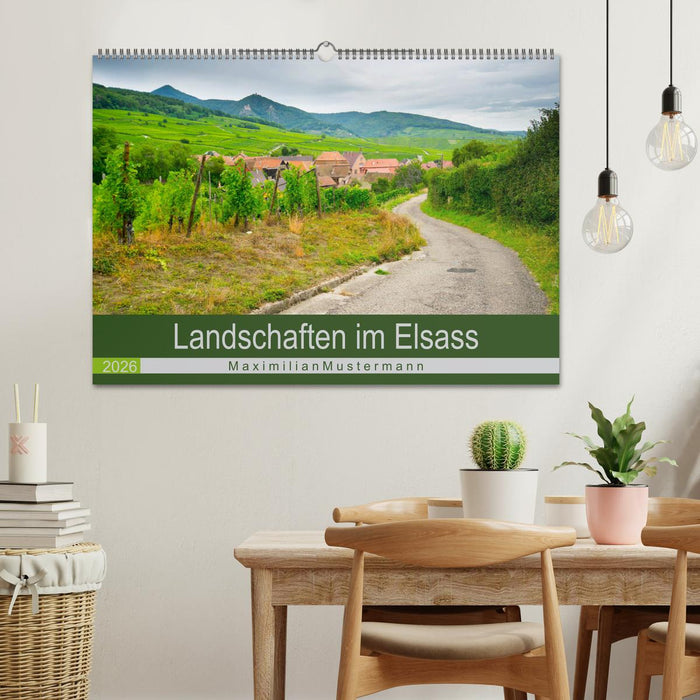 Landschaften im Elsass (CALVENDO Wandkalender 2026)