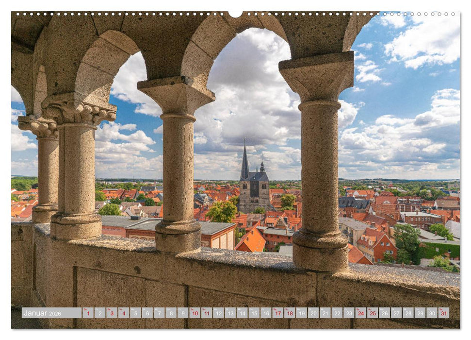 Quedlinburg - 1000 Jahre Geschichte im Harz (CALVENDO Wandkalender 2026)