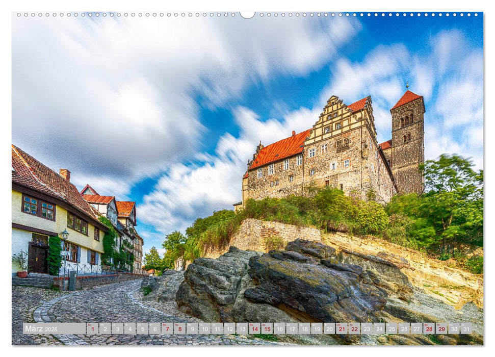 Quedlinburg - 1000 Jahre Geschichte im Harz (CALVENDO Wandkalender 2026)