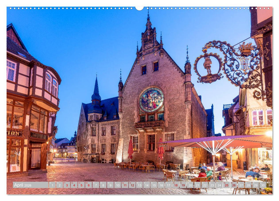 Quedlinburg - 1000 Jahre Geschichte im Harz (CALVENDO Wandkalender 2026)