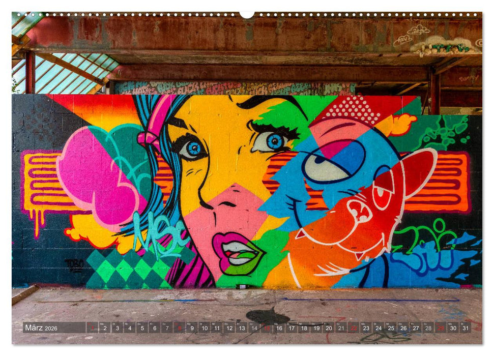Streetart international (CALVENDO Wandkalender 2026)